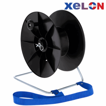 Tambur fir gard electric, cu talpă și curea, MEDIU, Xelon®